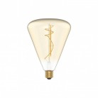 Bombilla LED Dorada Cone 140 8,8W 806Lm E27 2200K Regulable - H06