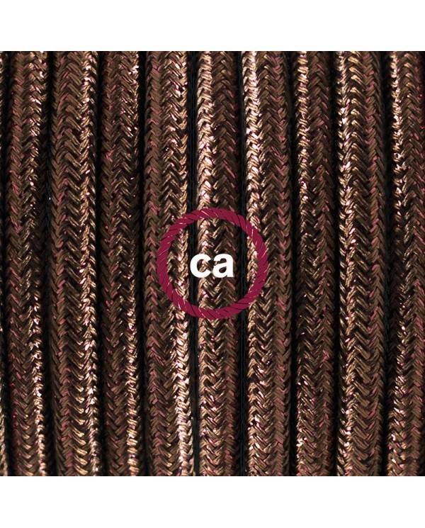 Cablaggio della lampada, RL13 Sparkly Brown Rayon 1,80 m.