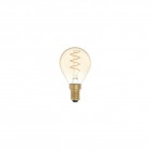 C02 Mini Globo G45 gyllene LED-lampa Carbon Line Spiral Filament 2,2W E14 Dimbar 1800K