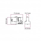 Stucchi adapter 3 fázisú áramkörös sínre - felfüggesztéshez