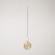 Classic track pendant lamp with porcelain finish