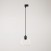 Hanglamp met transparante kegelvormige Ghost lamp voor rails