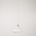 Bistrot rail hanglamp met lampenkap