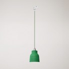 Pendant lamp with shade Vaso and track adapter