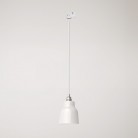 Pendant lamp with shade Vaso and track adapter