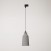 Pendant lamp with Bottiglia shade and track adapter