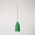 Pendant lamp with Bottiglia shade and track adapter