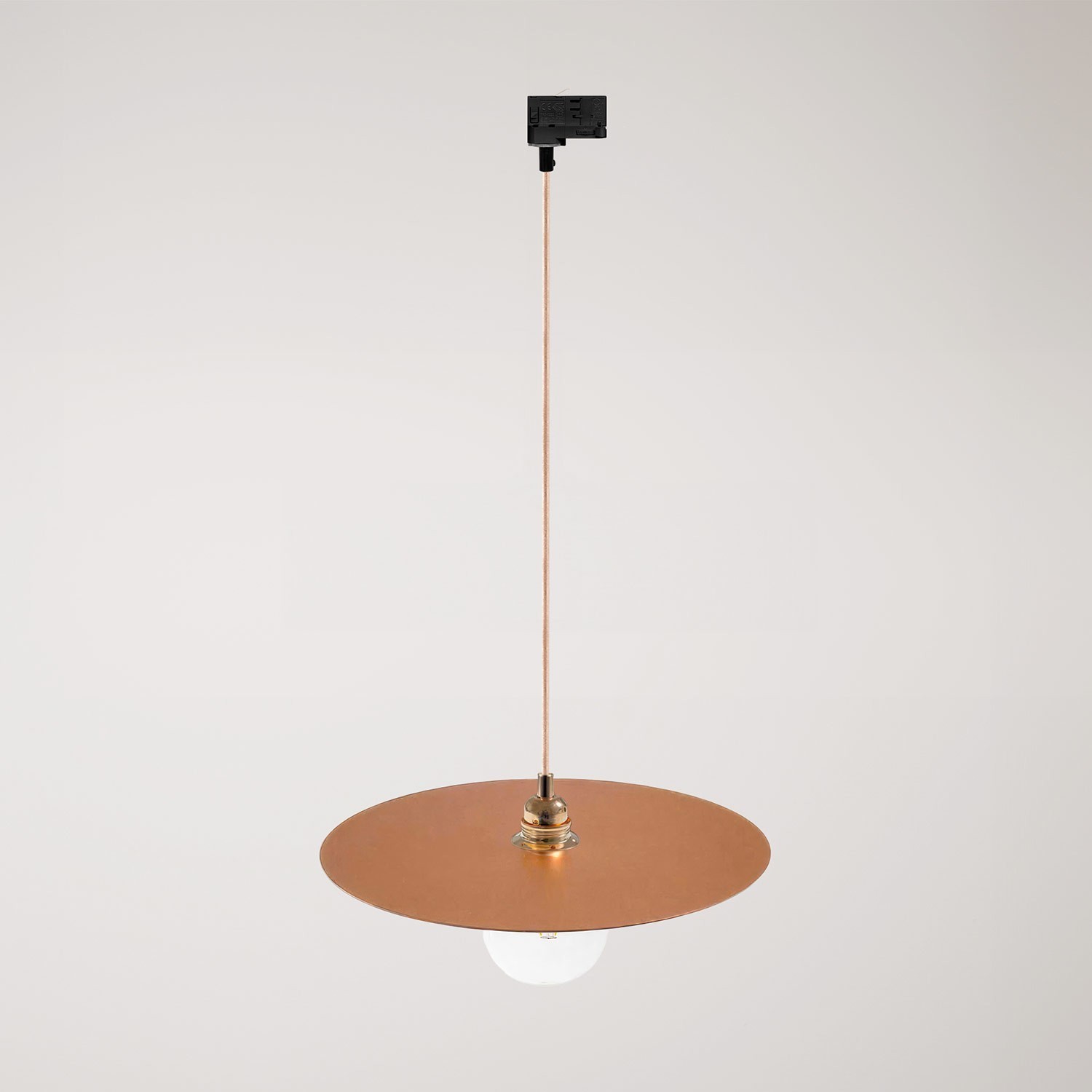 Ellepi XL track pendant lamp with shade