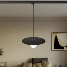 Ellepi XL track pendant lamp with shade