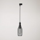 Suspension lamp with Magnum bottle shade for tracks