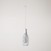 Suspension lamp with Magnum bottle shade for tracks