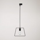 Hanglamp met Duedì kap en railadapter