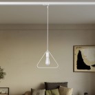 Duedì Apex track pendant lamp with shade