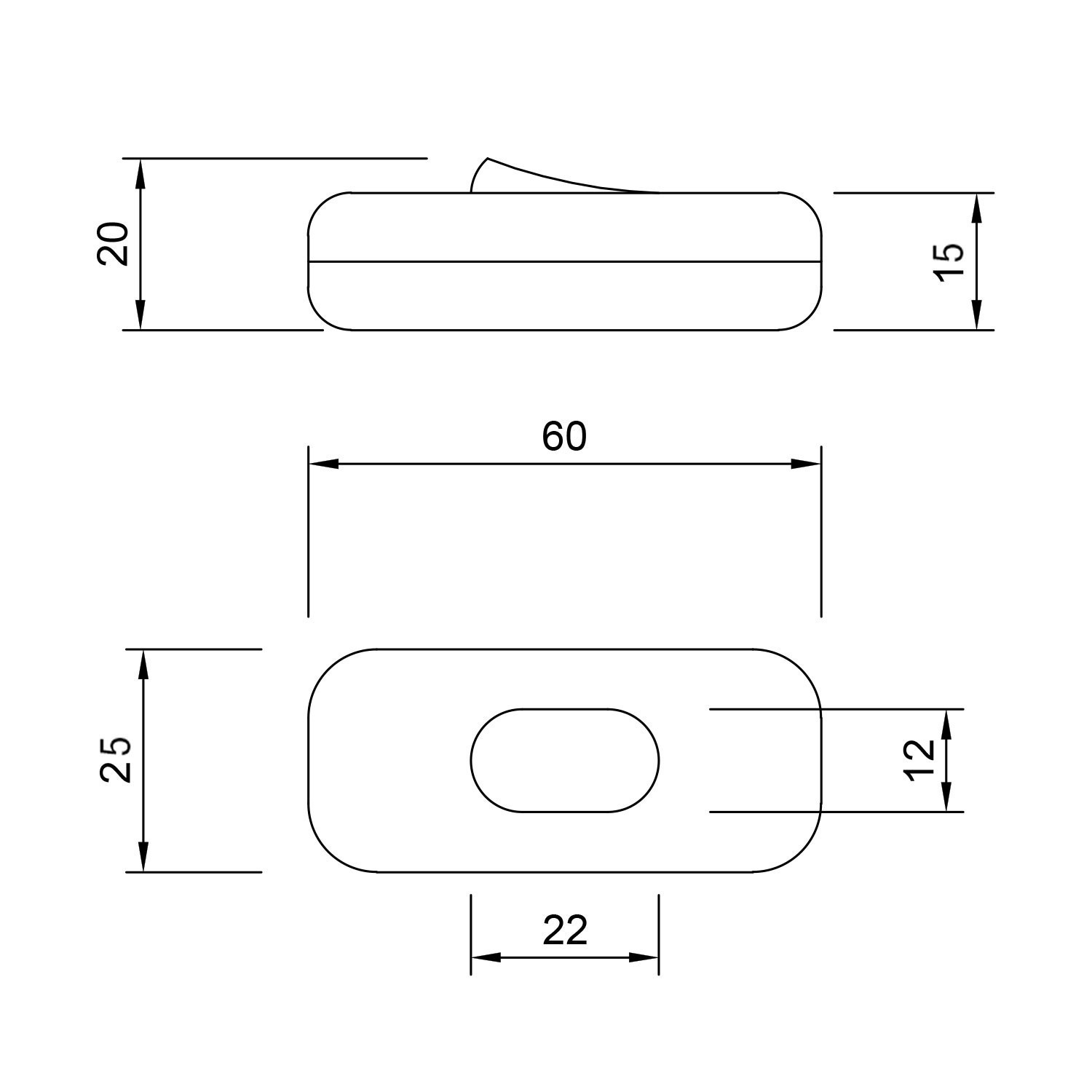 Single-pole inline switch with earth terminal