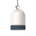 Campana Mini XS two-tone ceramic lampshade, Materia collection - Made in Italy