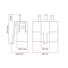 Enchufe DCL 2P+T