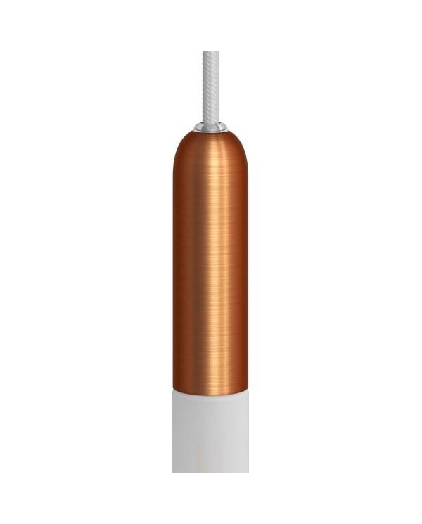 P-Light, E14 objímka s kovovou krytkou a skrytou kabelovou průchodkou