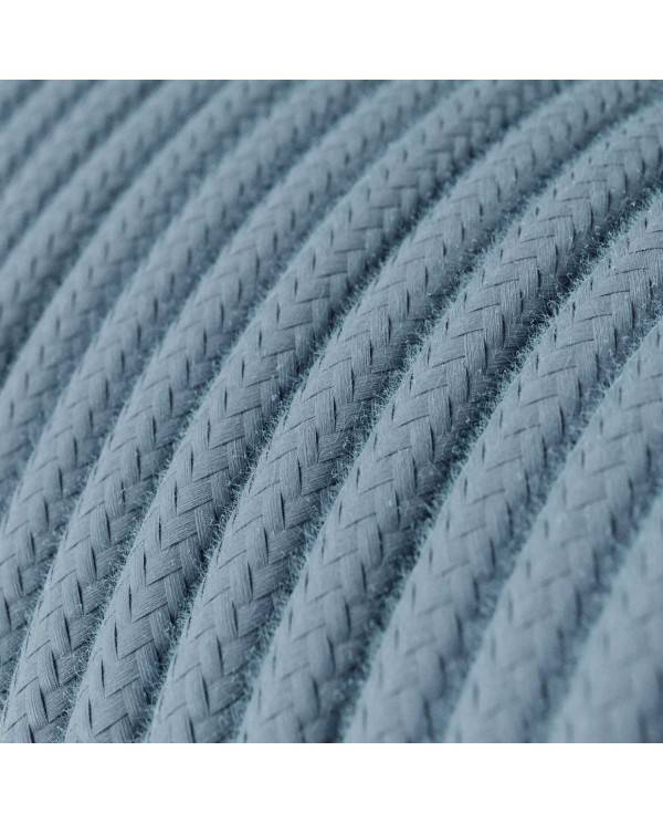 SnakeBis pentru abajur - Cablaj cu suport de bec și cablu textil colorat și priză UK