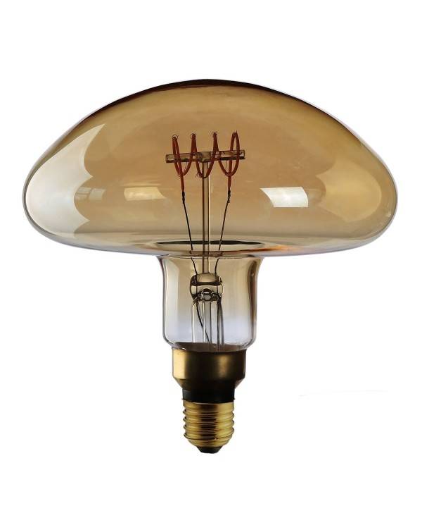 Posaluce Mushroom Wooden Table Lamp with UK plug