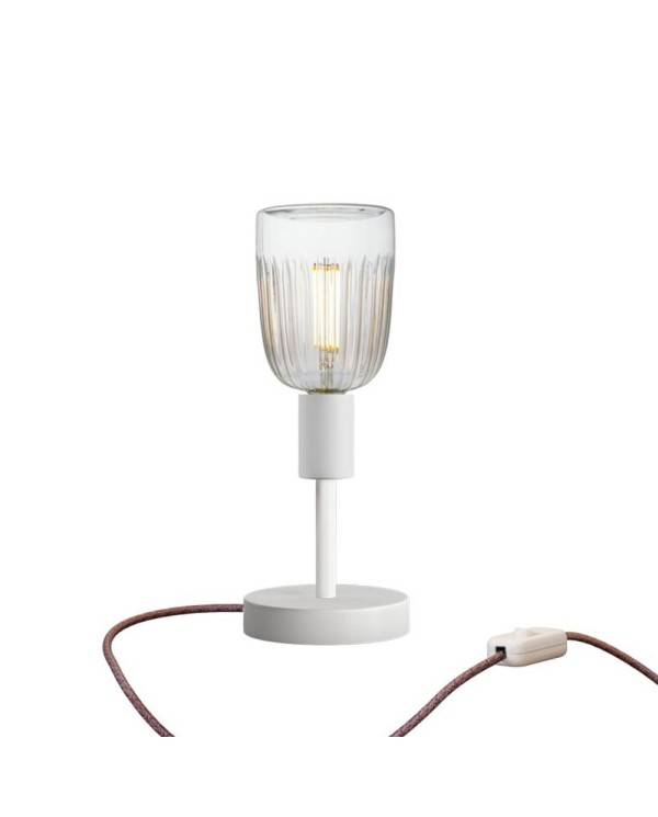 Alzaluce Tiche Metal Table Lamp with UK plug