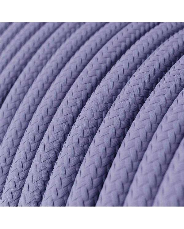 Glossy Lavender Textile Cable - The Original Creative-Cables - RM07 round 2x0.75mm / 3x0.75mm