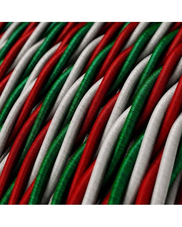 Glossy Italia Textile Cable - The Original Creative-Cables - TZITA împletit 3x0.75mm