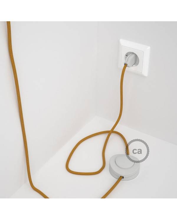 Wiring Pedestal, RM05 Gold Rayon 3 m. Choose the colour of the switch and plug.