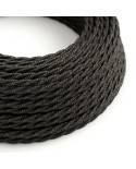 Linen Anthracite Grey Melange Textile Cable - The Original Creative-Cables - TN03 braided 2x0.75mm / 3x0.75mm