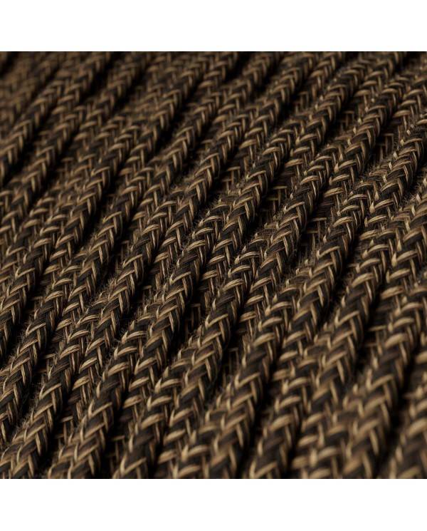 Linen Brown Melange Textile Cable - The Original Creative-Cables - TN04 braided 2x0.75mm / 3x0.75mm