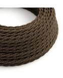 Linen Brown Melange Textile Cable - The Original Creative-Cables - TN04 braided 2x0.75mm / 3x0.75mm