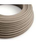 Cablu textil de culoare gri porumbel din bumbac - The Original Creative-Cables - RC43 rotund 2x0.75mm / 3x0.75mm