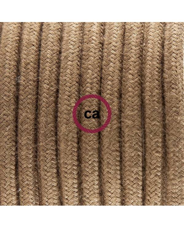 Wiring Pedestal, RC13 Brown Cotton 3 m. Choose the colour of the switch and plug.