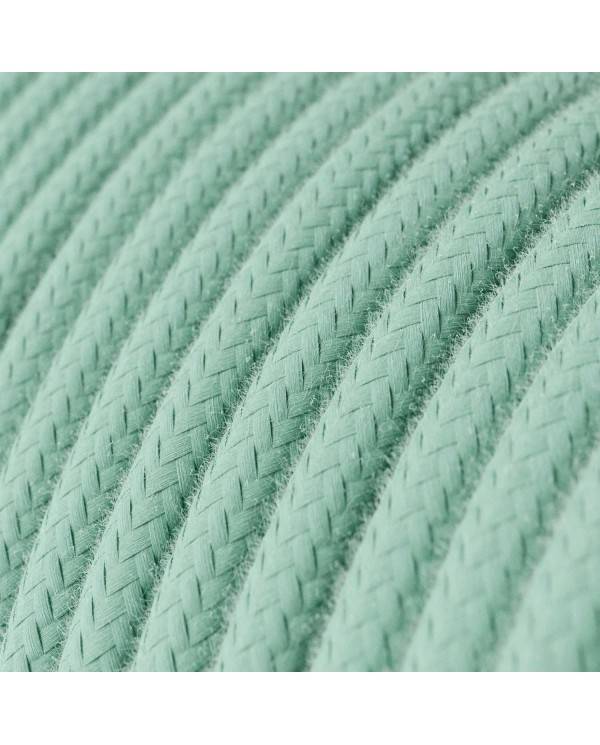 Cotton Mint Milk Textile Cable - The Original Creative-Cables - RC34 round 2x0.75mm / 3x0.75mm