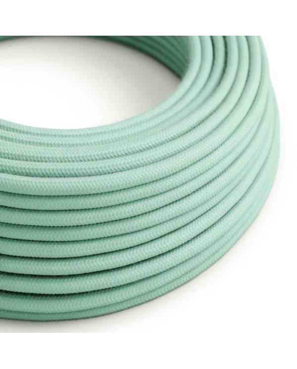 Cotton Mint Milk Textile Cable - The Original Creative-Cables - RC34 round 2x0.75mm / 3x0.75mm