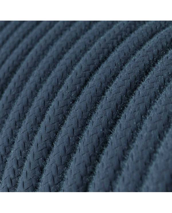 Cotton Stone Grey Textile Cable - The Original Creative-Cables - RC30 round 2x0.75mm / 3x0.75mm