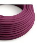 Cablu textil de bumbac Burgundy - Originalul Creative-Cables - Rotund RC32 2x0.75mm / 3x0.75mm