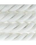 XL electrical cord, electrical cable 3x0,75. Raw cotton fabric covering. Diameter 16mm.