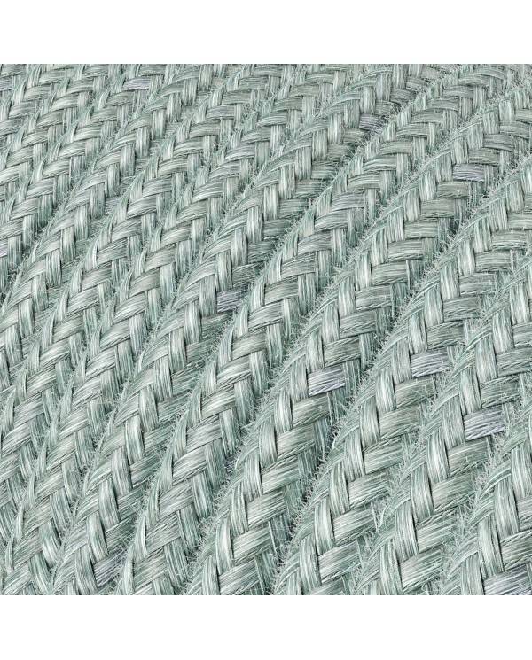 Cotton Blue Haze Textile Cable - The Original Creative-Cables - RX12 round 2x0.75mm / 3x0.75mm