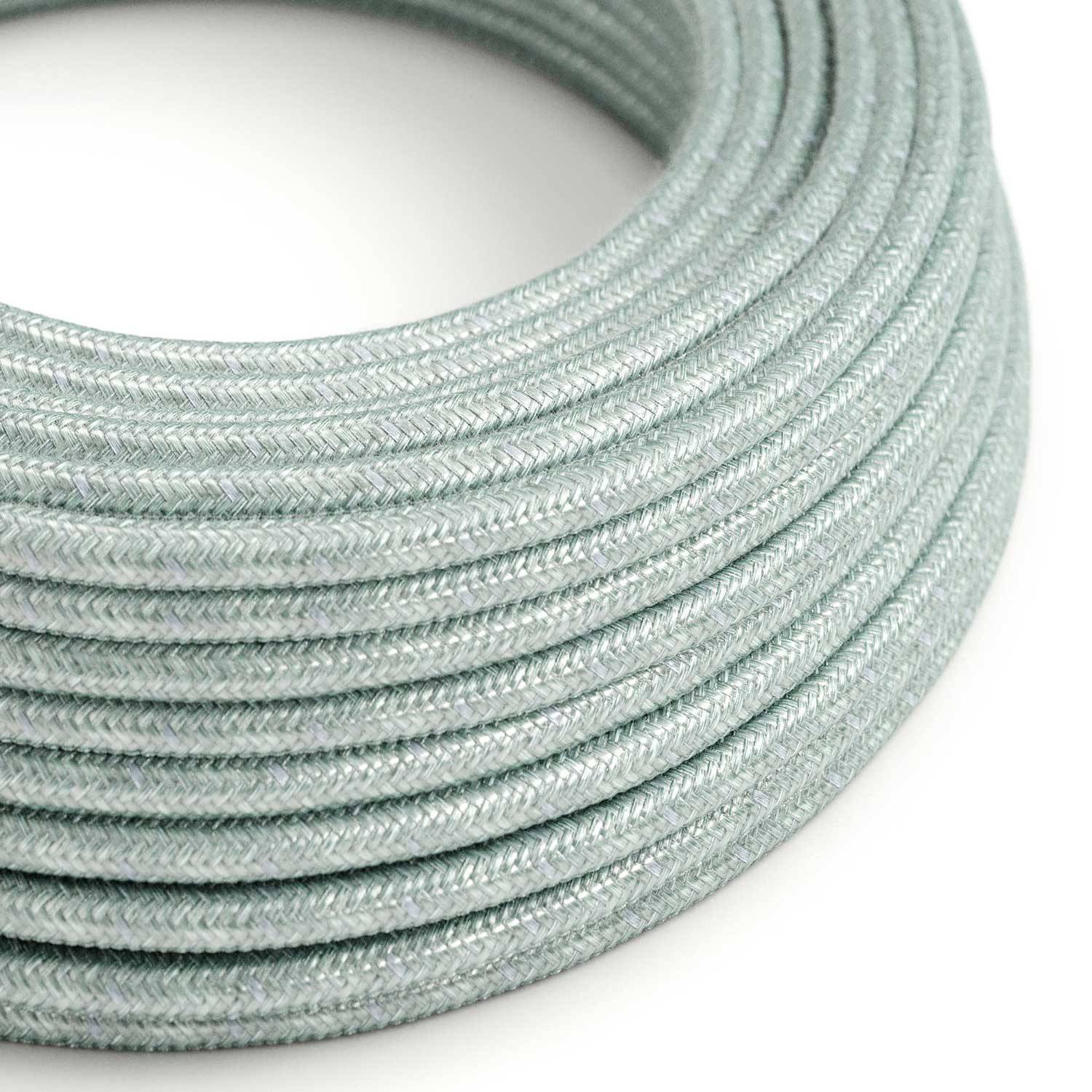 Cablu textil Cotton Blue Haze - The Original Creative-Cables - RX12 rotund 2x0.75mm / 3x0.75mm