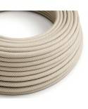 Cablu textil din bumbac și in, model Vertigo, marca Creative-Cables - ERD20 rotund 2x0.75mm / 3x0.75mm