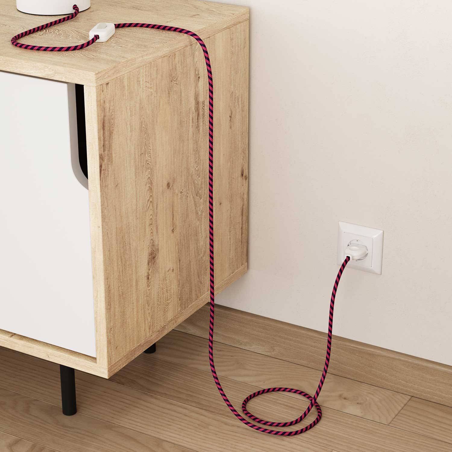 Cable Eléctrico redondo Vertigo HD recubierto en Textil Cheshire ERM41