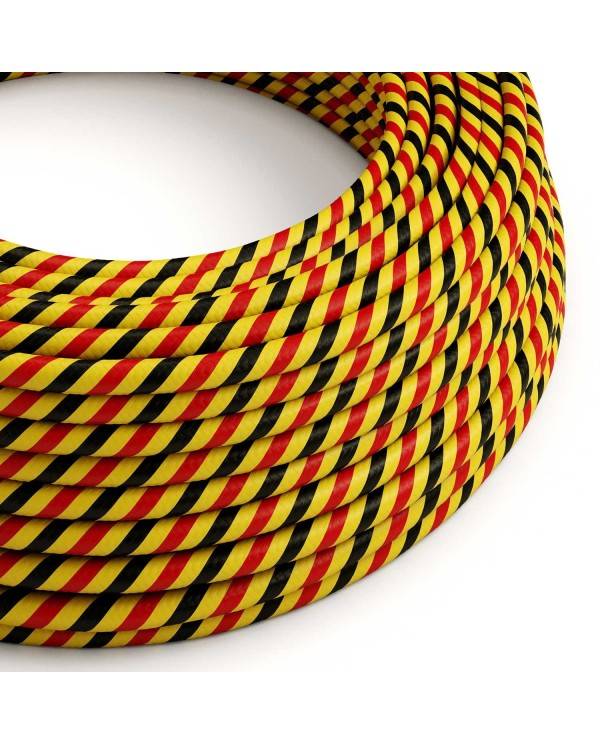 Glossy Bruxelles Vertigo Textile Cable - The Original Creative-Cables - ERM59 round 2x0.75mm / 3x0.75mm