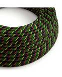 Glososul clasic Regimental Vertigo din textil - Creativ-Cables Original - ERM62 rotund 2x0.75mm / 3x0.75mm