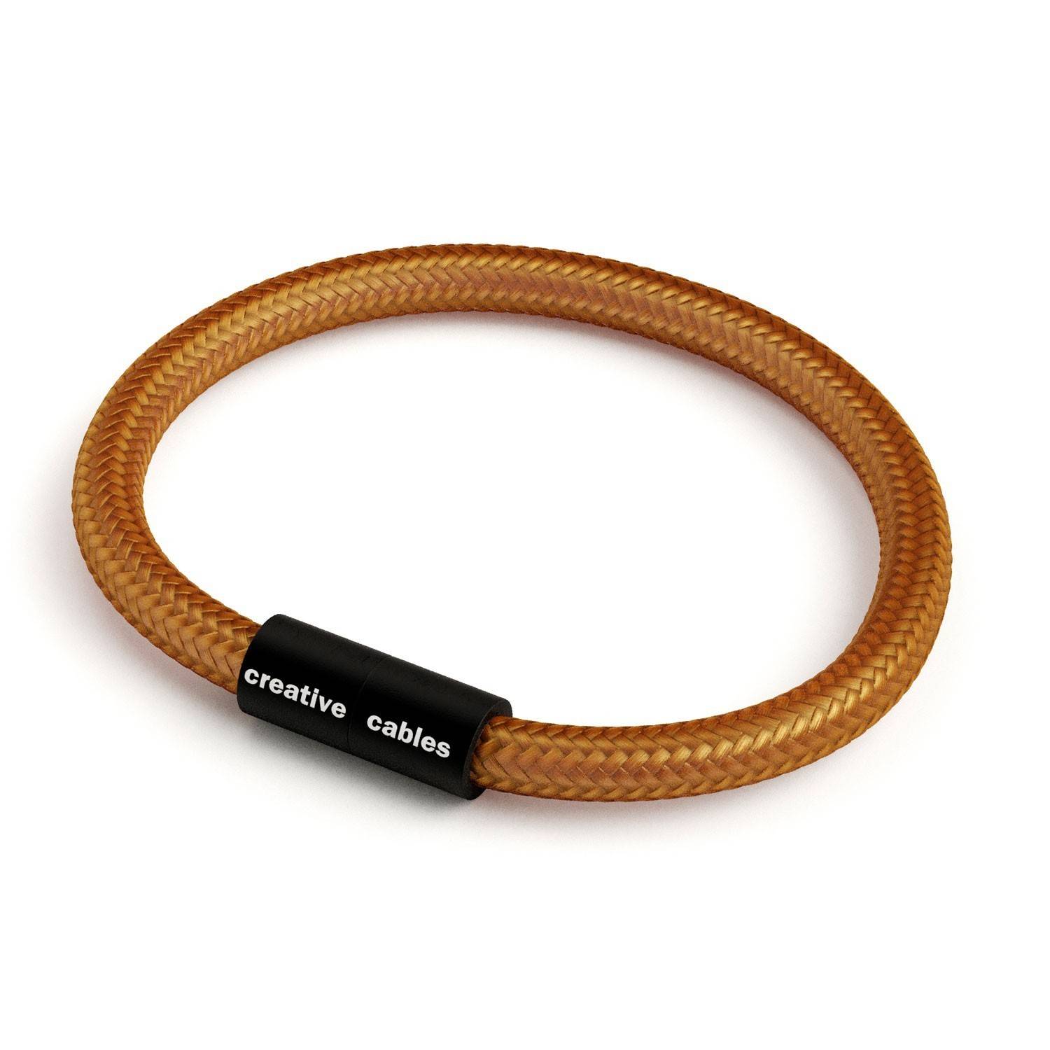 Armband av textilkabel med magnetlås - RM22 Whiskey