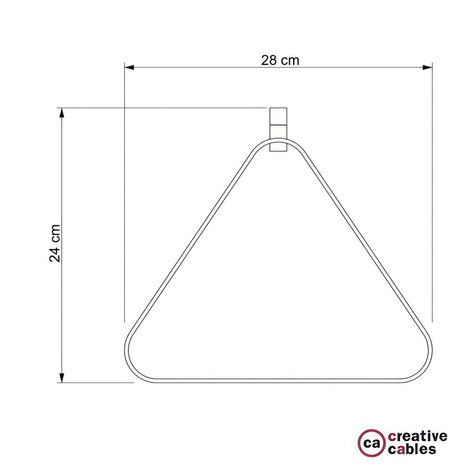 Abajur Duedì Apex em metal com tampa de casquilho em metal e casquilho E27