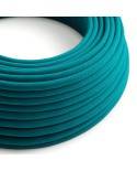 Cotton Cerulean Textile Cable - The Original Creative-Cables - RC21 round 2x0.75mm / 3x0.75mm