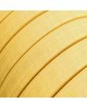 Electric cable for String Lights, covered by Rayon fabric Yellow CM10