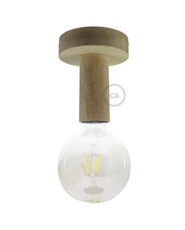 Fermaluce Wood M, oslikana drvena svjetiljka za zid ili strop