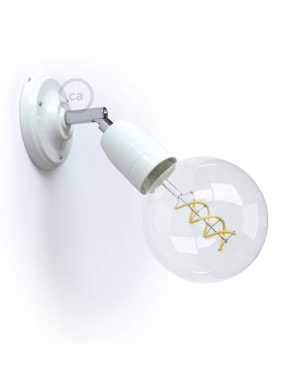 Kinkiet lampa Fermaluce Color 90°, regulowany porcelanowa lampa spłukująca