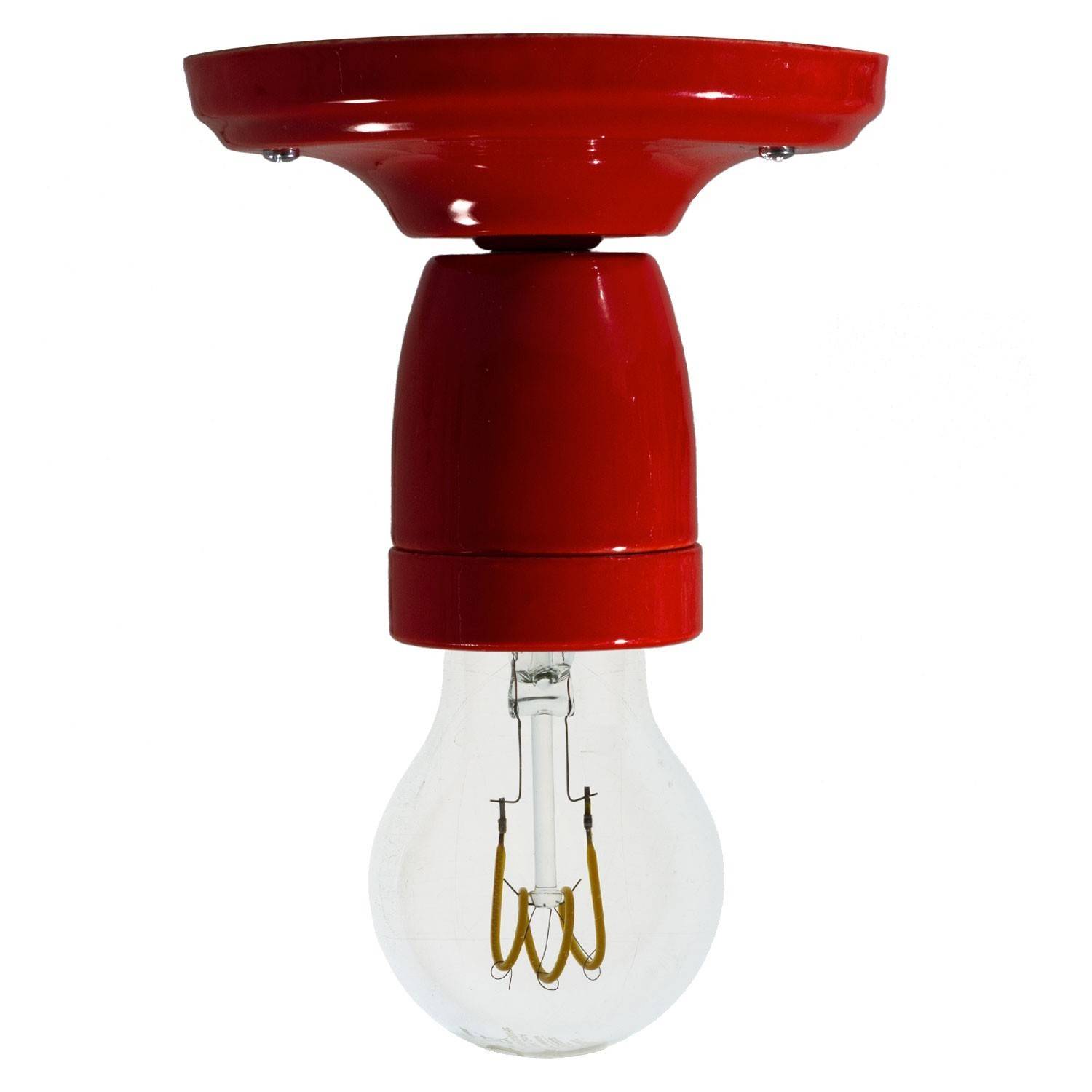 Kinkiet lampa Fermaluce Color, kolorowe porcelanowe źródło światła ściennego lub sufitowego